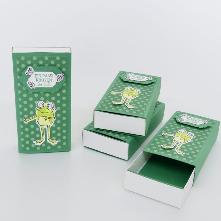 Ein paar Kröten für dich - Schachtel für Geldgeschenk - Stempelitis