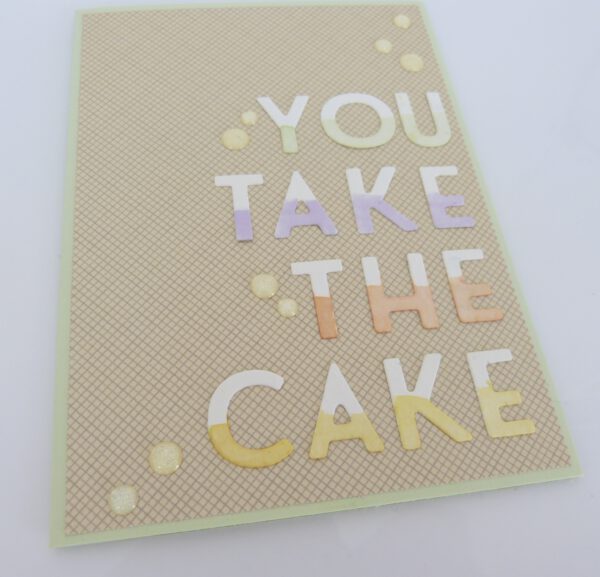 You take the cake