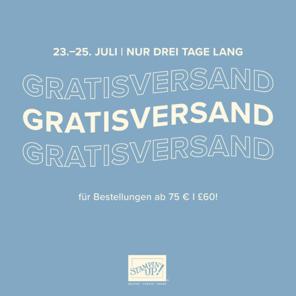 Gratisversand, Stampin Up, bestellen, versandkostenfrei