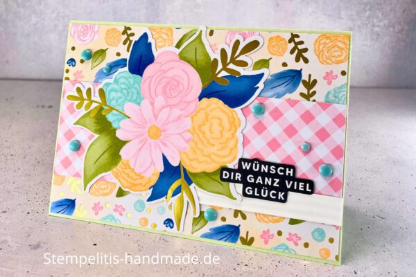 Geburtstag mit Wildblumen, Produktreihe von Stampin Up, Stempelitis-handmade.de