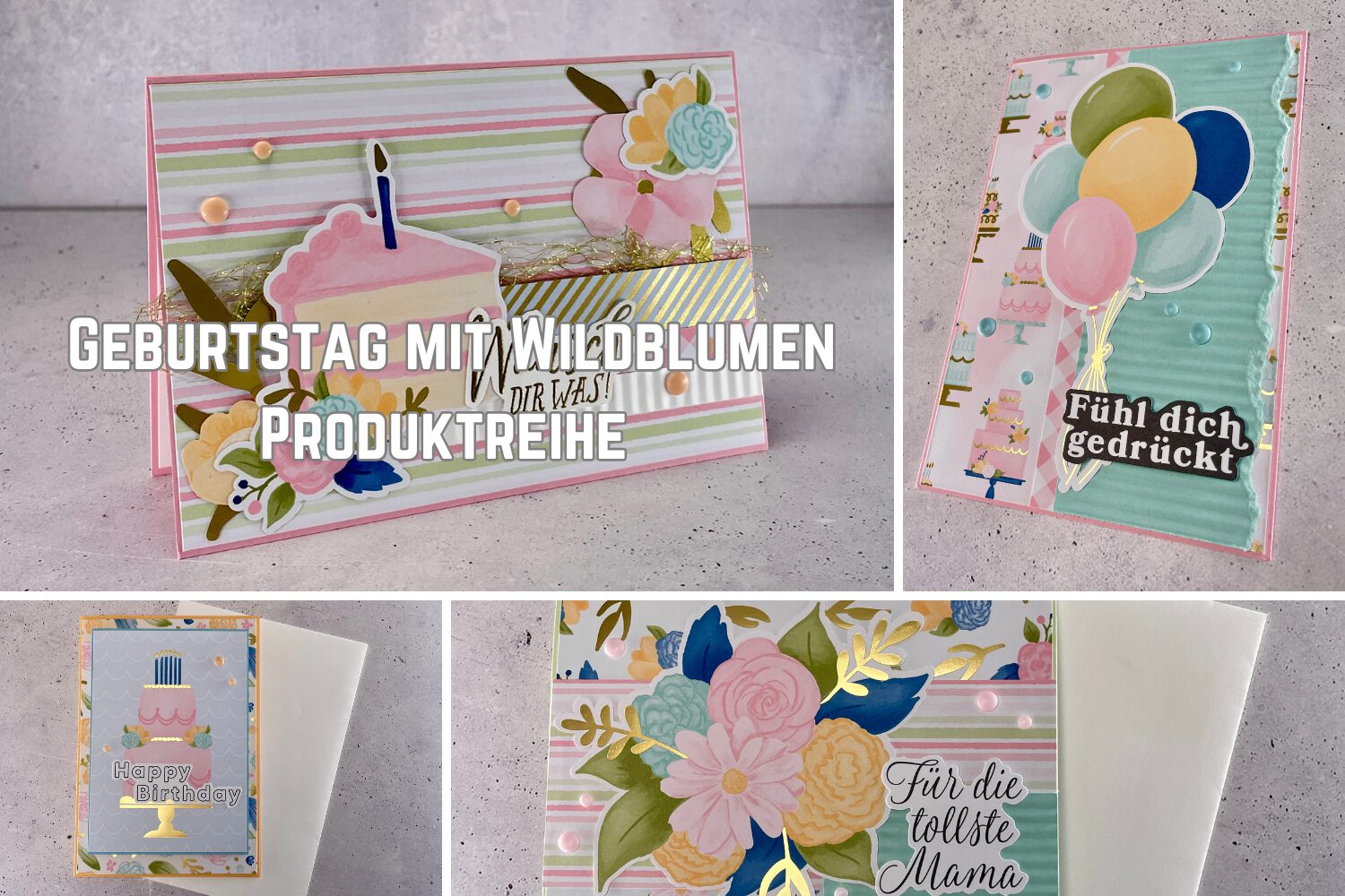 Geburtstag mit Wildblumen Produktreihe von Stampin Up