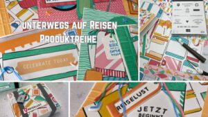 Unterwegs auf Reisen, Reise, Glückwunschkarte, Karte für die Reise, Abenteuer, basteln, handgemachte Karte